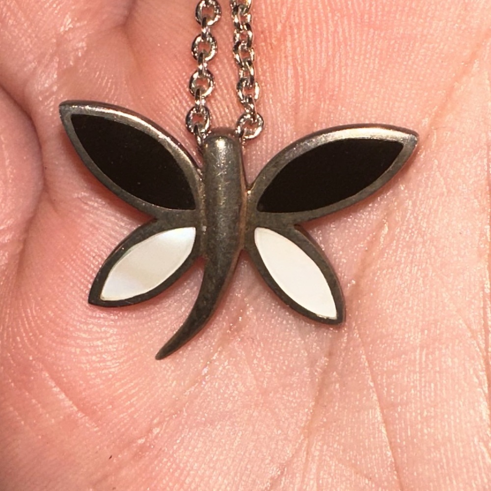 .STERLING dragonfly necklace and earrings SET!!! - Picture 10 of 13